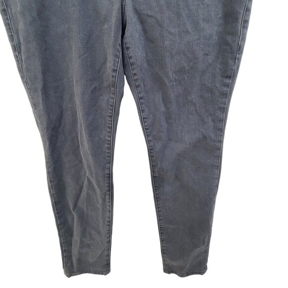 CAbi JEANS #326 BREE SKINNY GRAPHITE GREY DENIM STRETCH 5 POCKET JEANS SIZE 12 - Picture 3 of 9